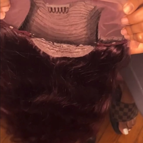 Brand new burgundy 13x4 wig 26”